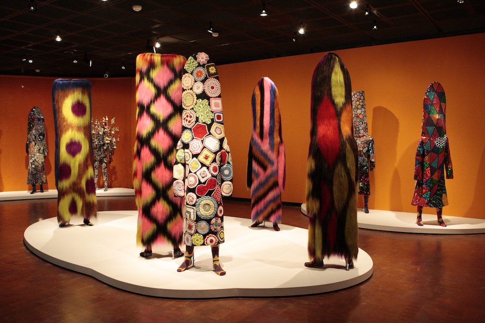 Nick Cave at the Fowler Museum 'Masquerade' featuring his 'soundsuits'
