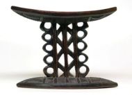Igbo chair, incised decoration