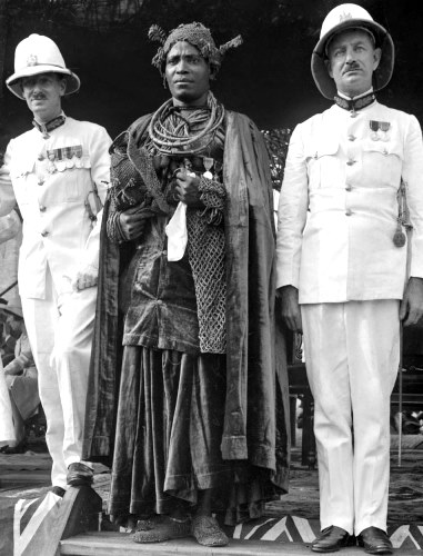 Earl of Plymouth Visiting the Oba Akenzua II-1938