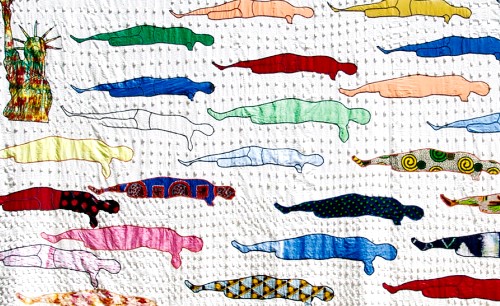 'Generation Biometrique', 2008, applique - Konate 'Generation Biometrique', 2008, applique - Konate