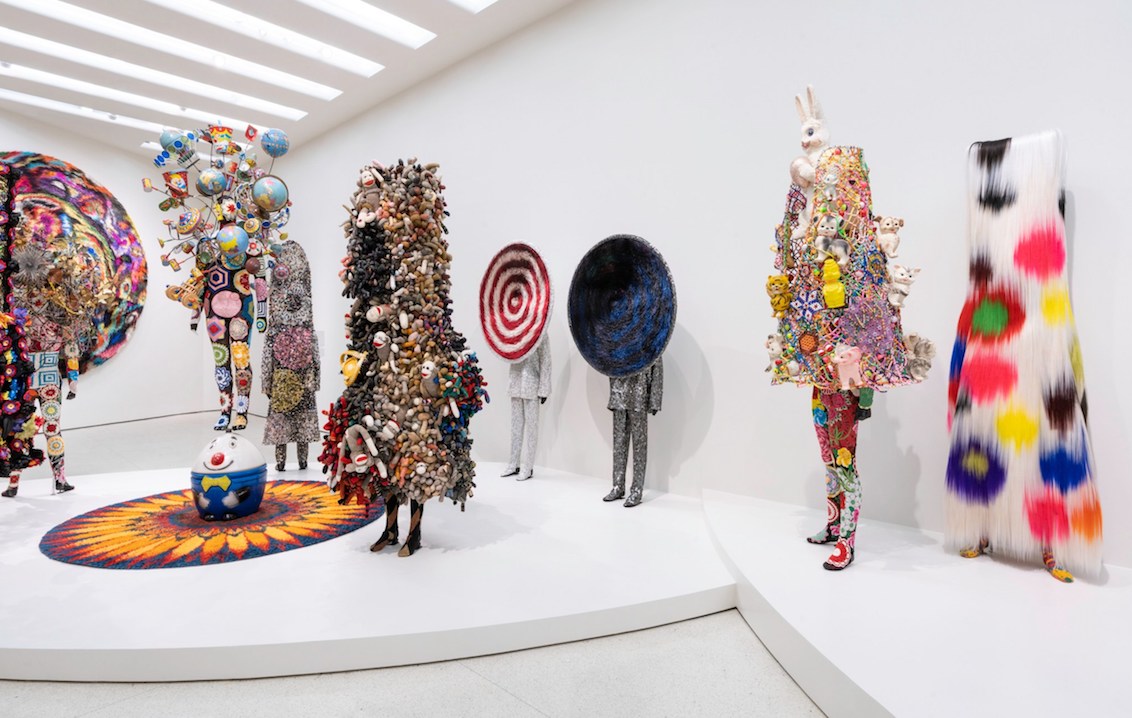 Nick Cave 'Soundsuits' installation, Guggenheim, 2023