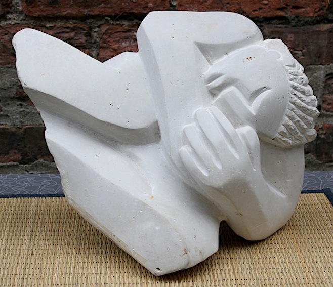 'Sleeper', Thomas Zinkeya, white opal
