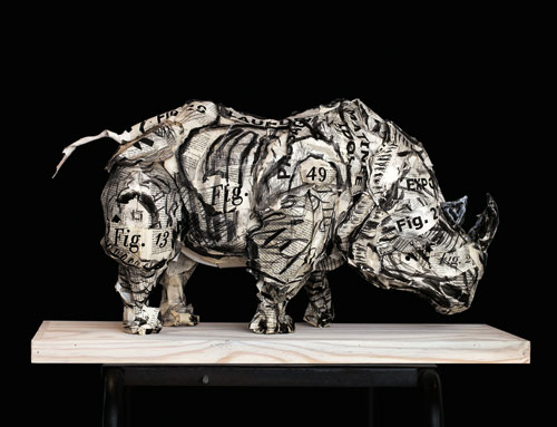 rhino sculpture