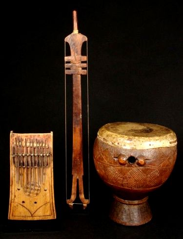 africa art flutes