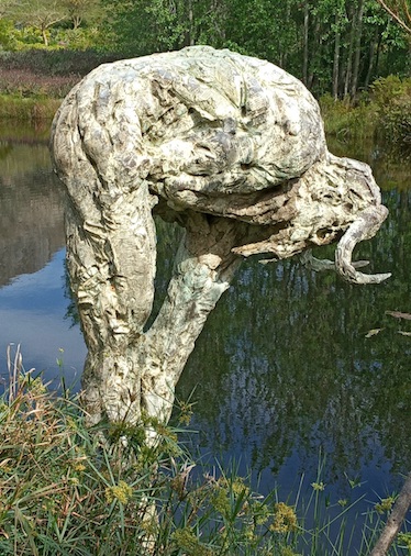 Shaminic figure, Dylan Lewis, bronze