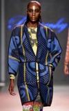 Re-envisioned Blue Basotho Blanket