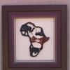african framed carvings 