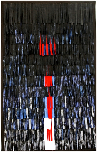 Abdoulaye Konaté, Composition 5, textile 2012