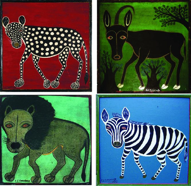 ES tingatinga paintings