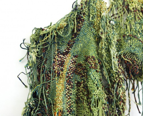 'Groen Amara'- Detail 2016, Woven nylon, rope, string