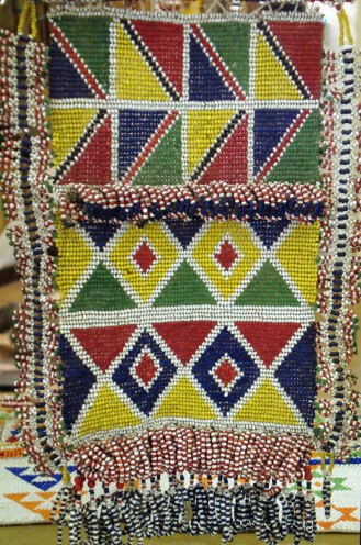 beaded apron