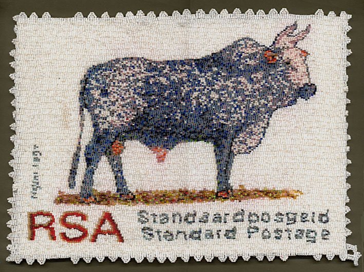 Tamlin Blake, 'Standardised mail-Nguni Bull'