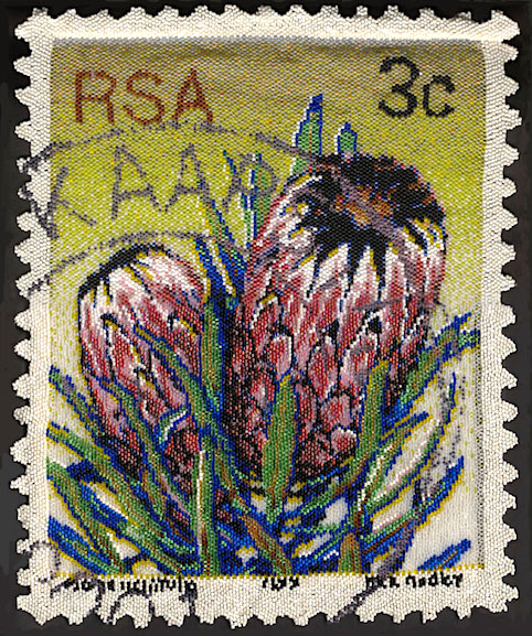 Tamlin Blake, 3rd Definitive Issue, 3c, 'Protea neriifolia'