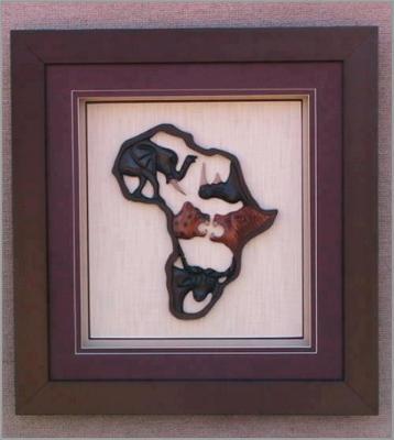 framed African big five