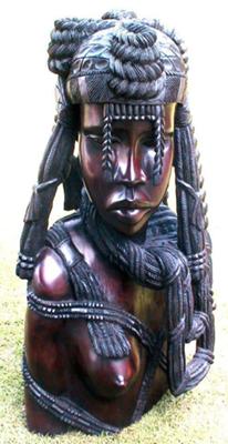 MAMA AFRICA wood hand carved, master piece 