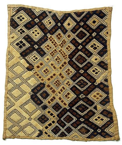 Asymmetrical Kuba shoowa cloth, Hamill Gall