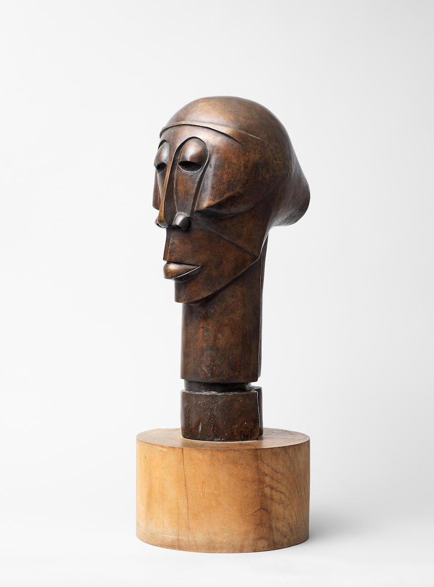 Dumile Feni Mhlaba, bronze head, 1970-1975