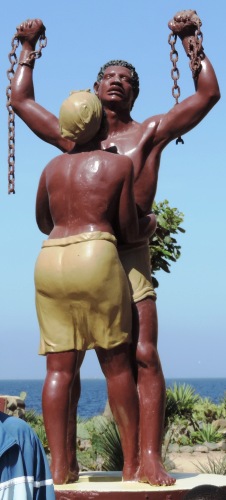 Freedom statue, Goree Island
