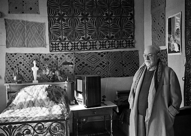 Henri Matisse studio with Cuba cloths adorning walls