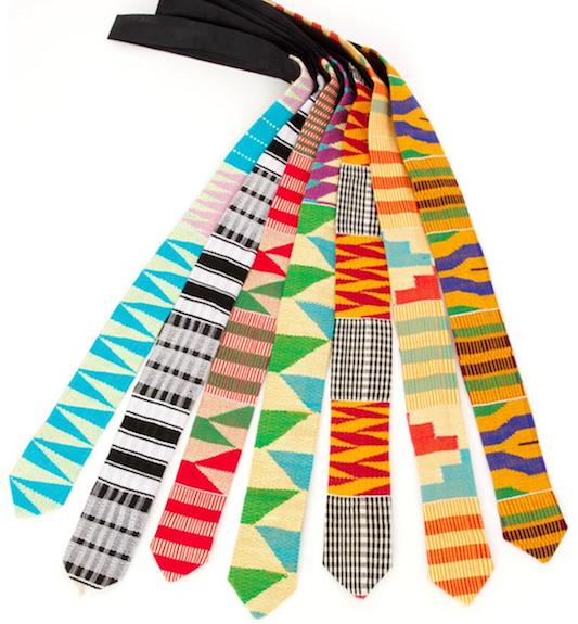 kente necktie swahili modern