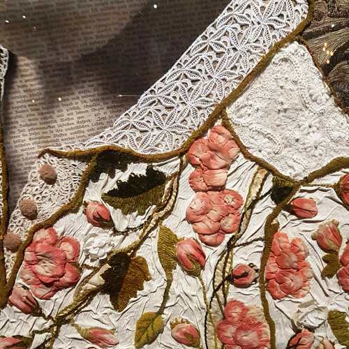Detail, Marion Boehm, textile collage
