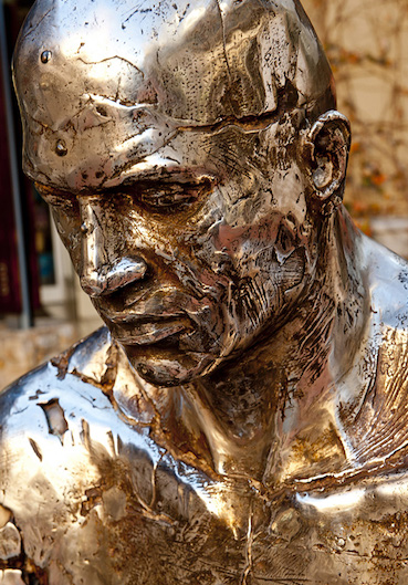 Bronze head, Angus Taylor