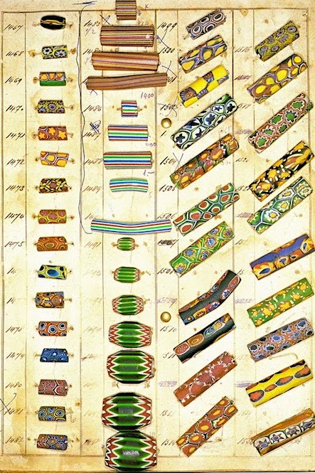 Trade bead cards